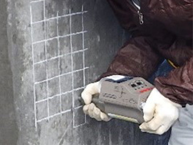 シュミットハンマー試験（品質調査）